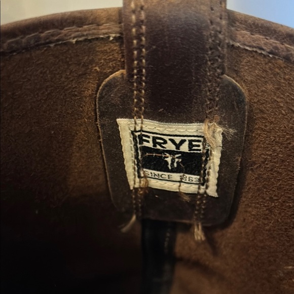 Frye Brown Leather Women's Boots - Picture 4 of 5